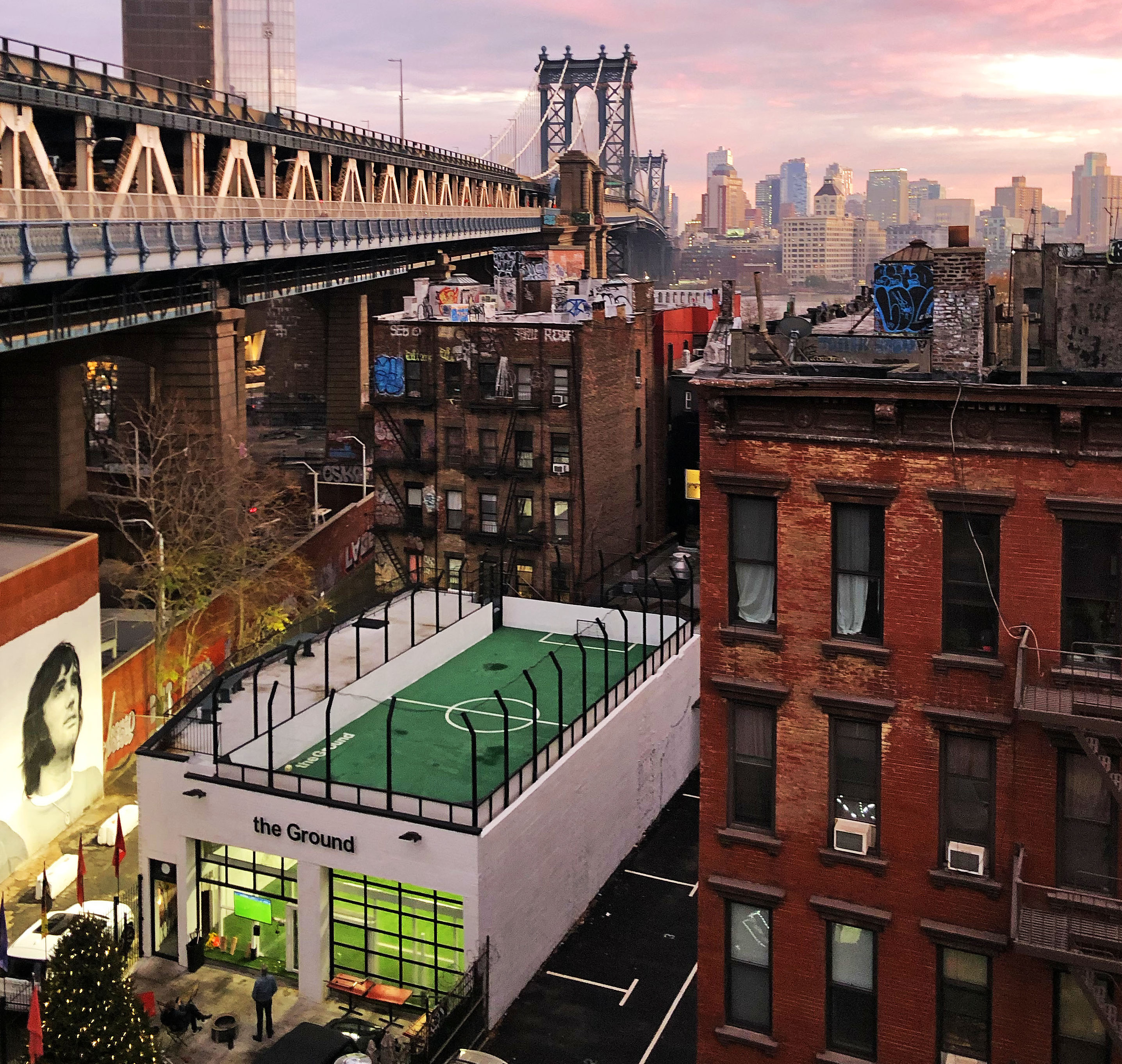 The Ground NYC indoor venue with minimalist design